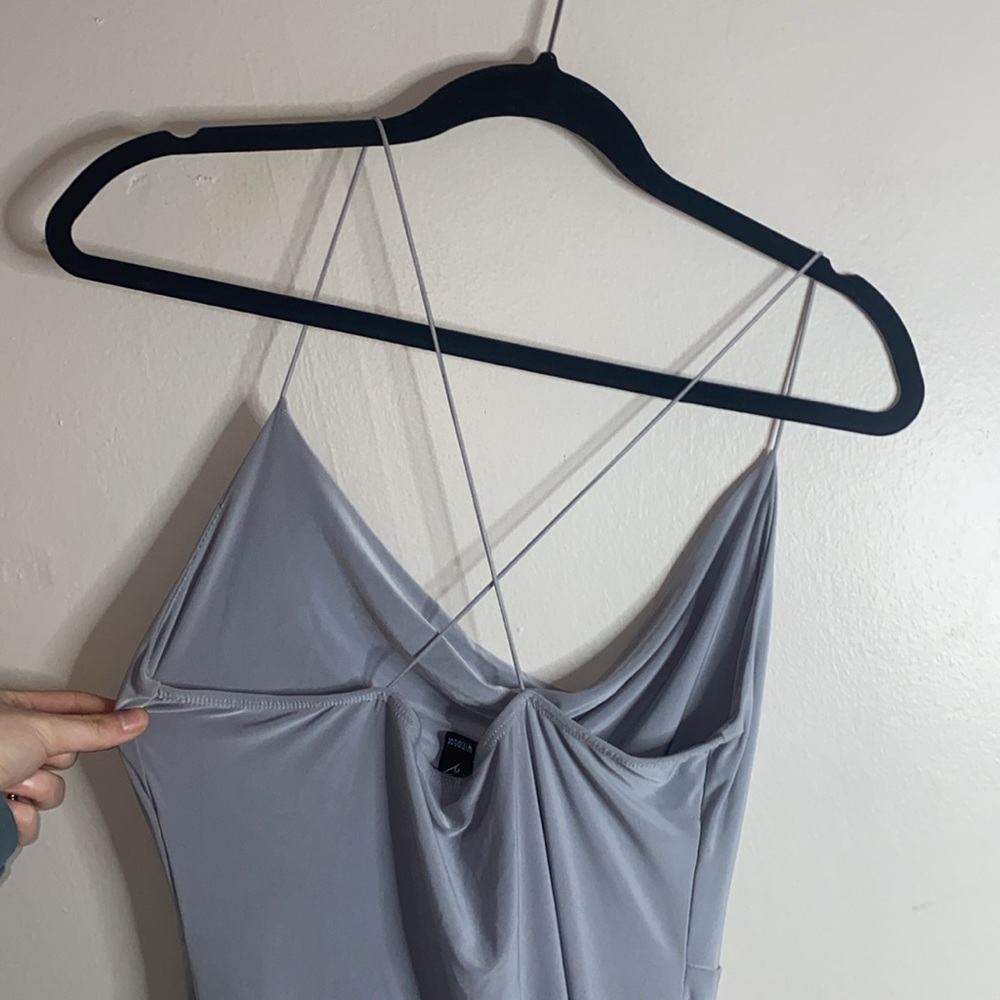 🪿Adorable grey sleeveless mini dress! - Picture 5 of 13